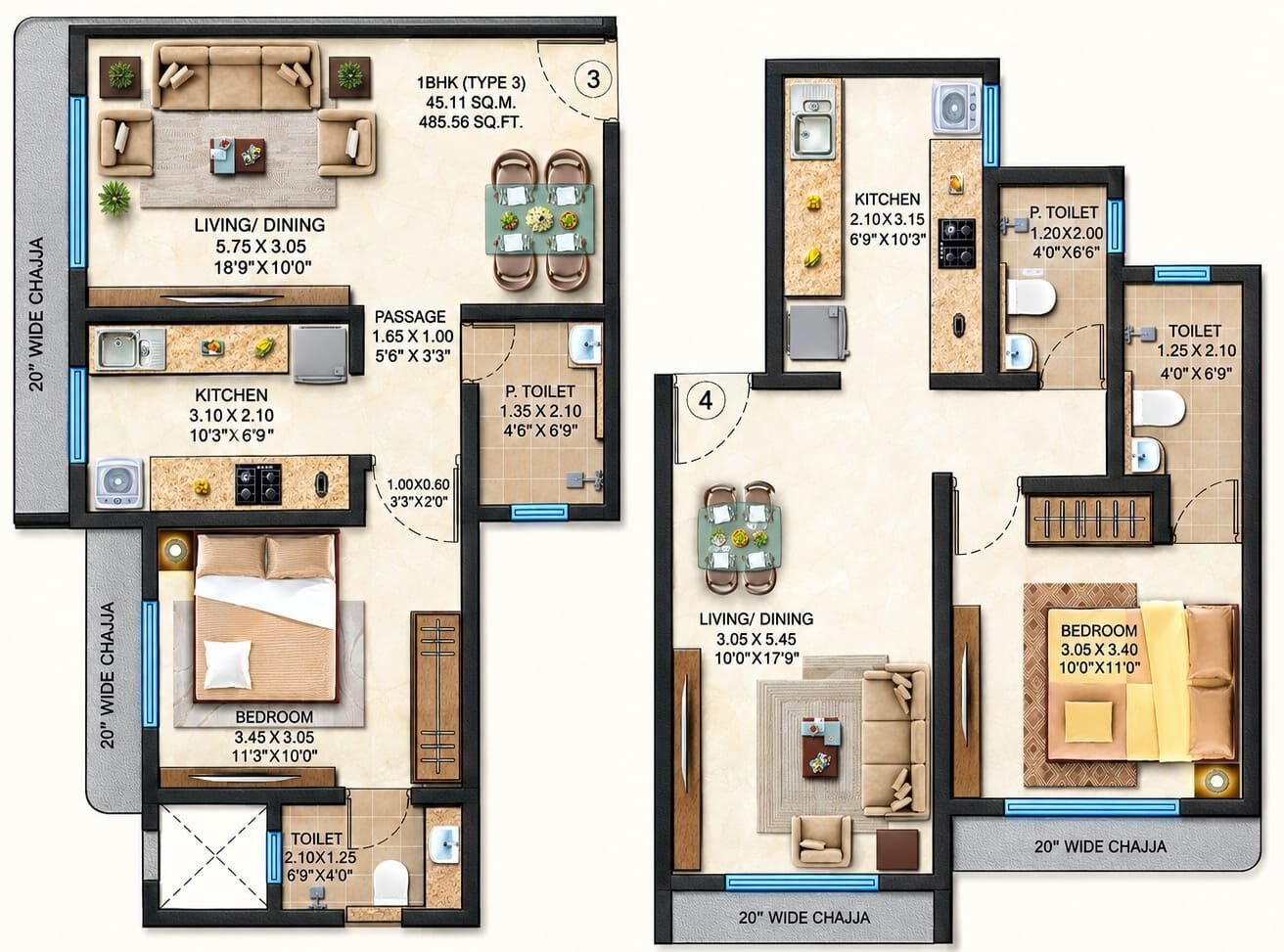plan 1bhk price at sankirt jasmine